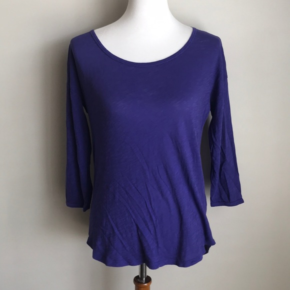 🍂J.Crew🍂 Vintage Cotton Ballet Tee!! Deep purple - Picture 1 of 6
